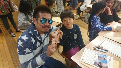 5日・授業参観でバスケットボール！